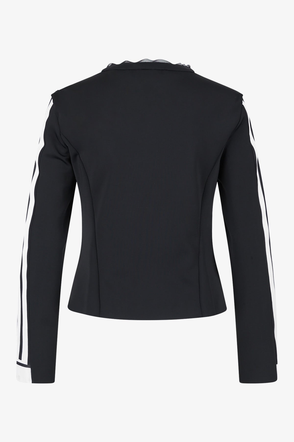 Jacket with Elaborate Suede Stripes