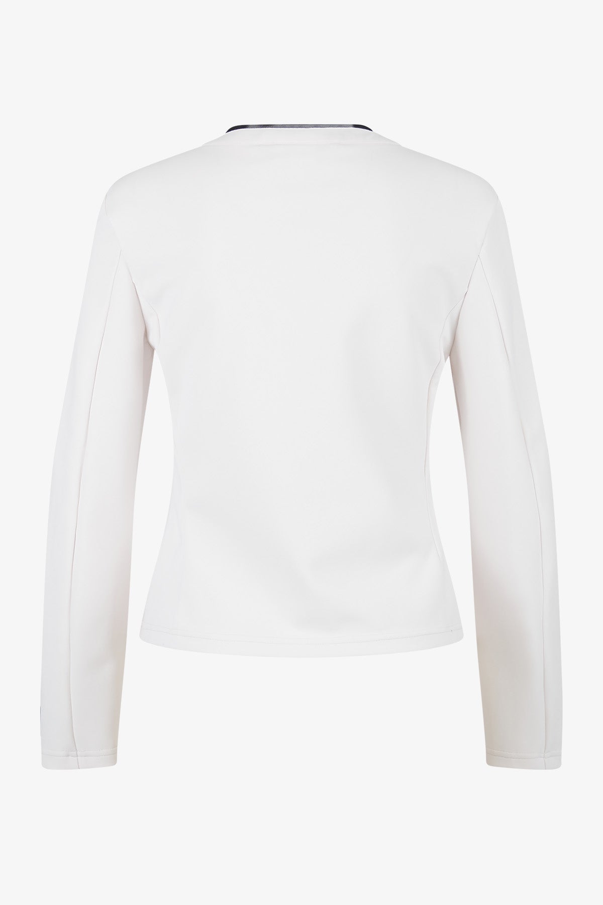 Elegant Jacket with Zebra Laser Motif