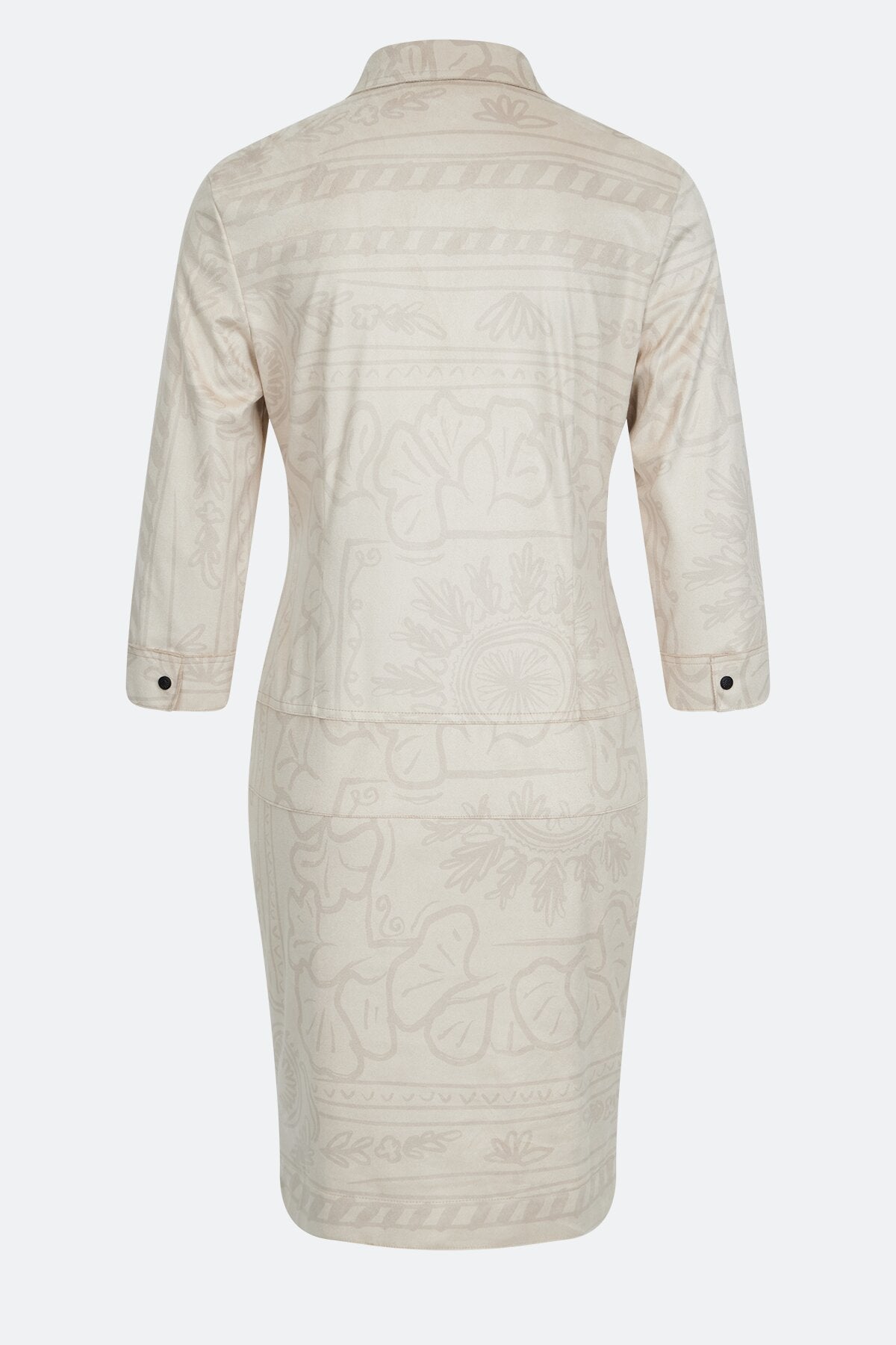 Printed Suede Dress