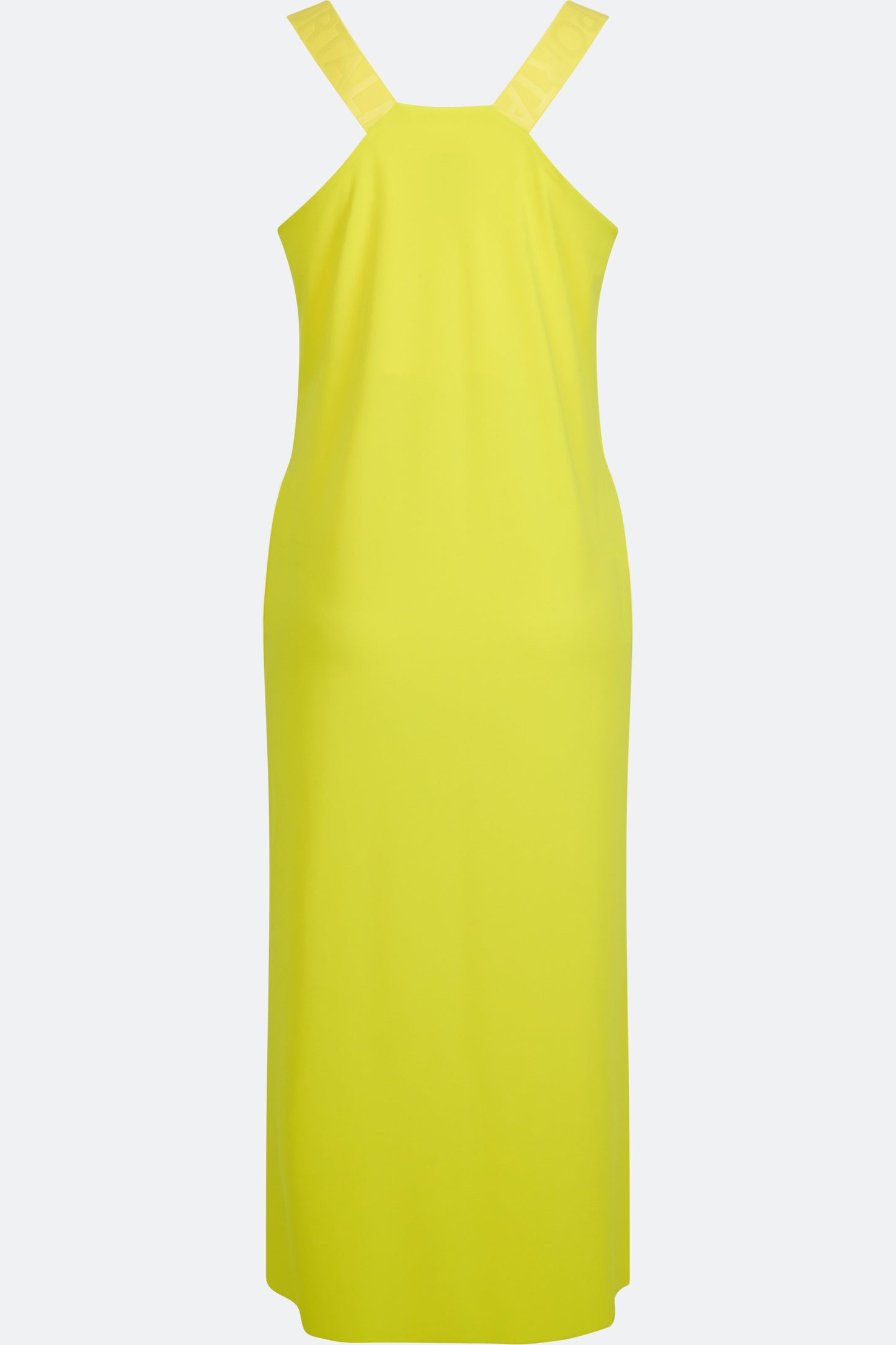 Sleeveless Dress with Round Neckline