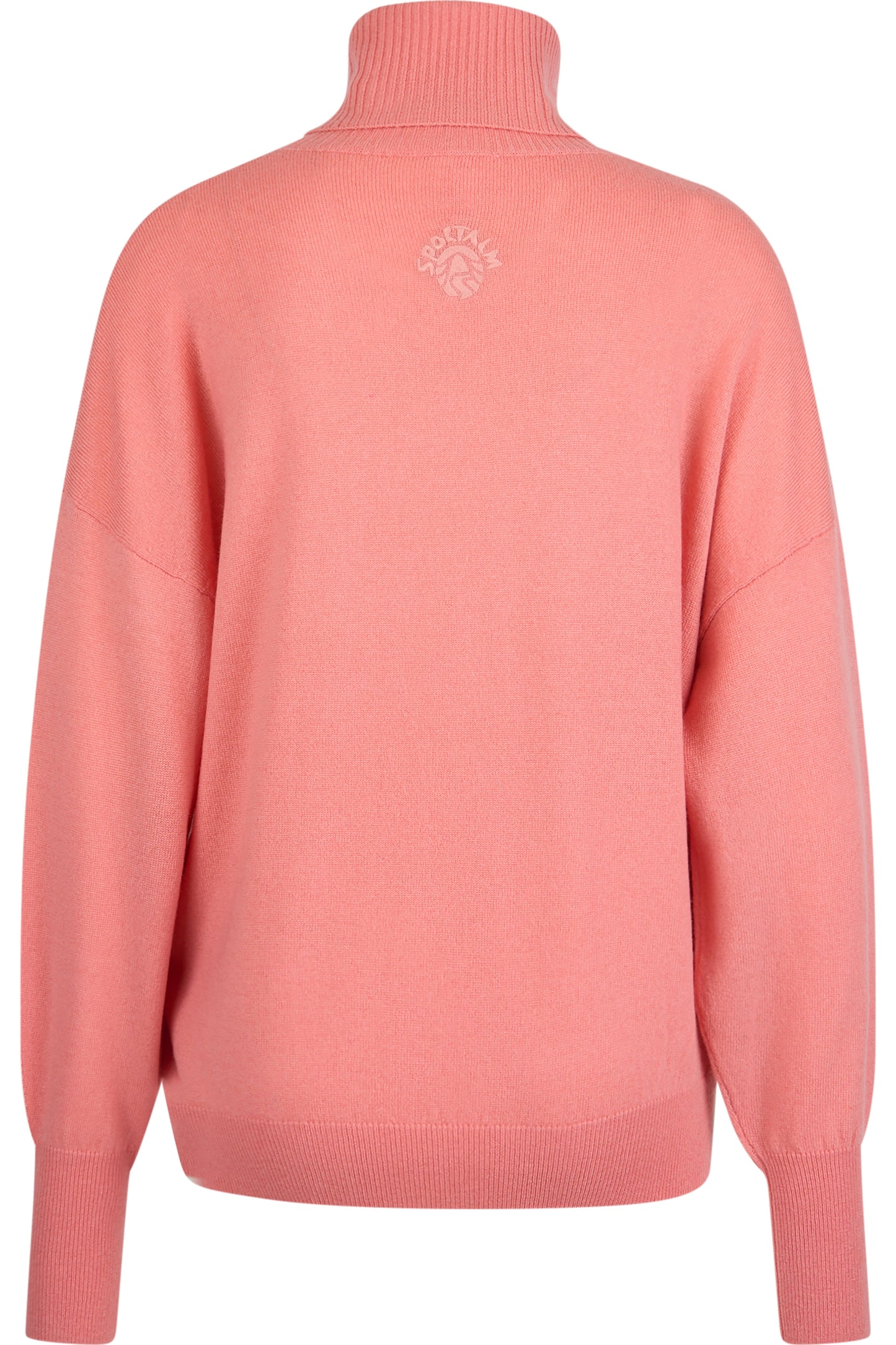 超大LOGO圖案高領毛衣