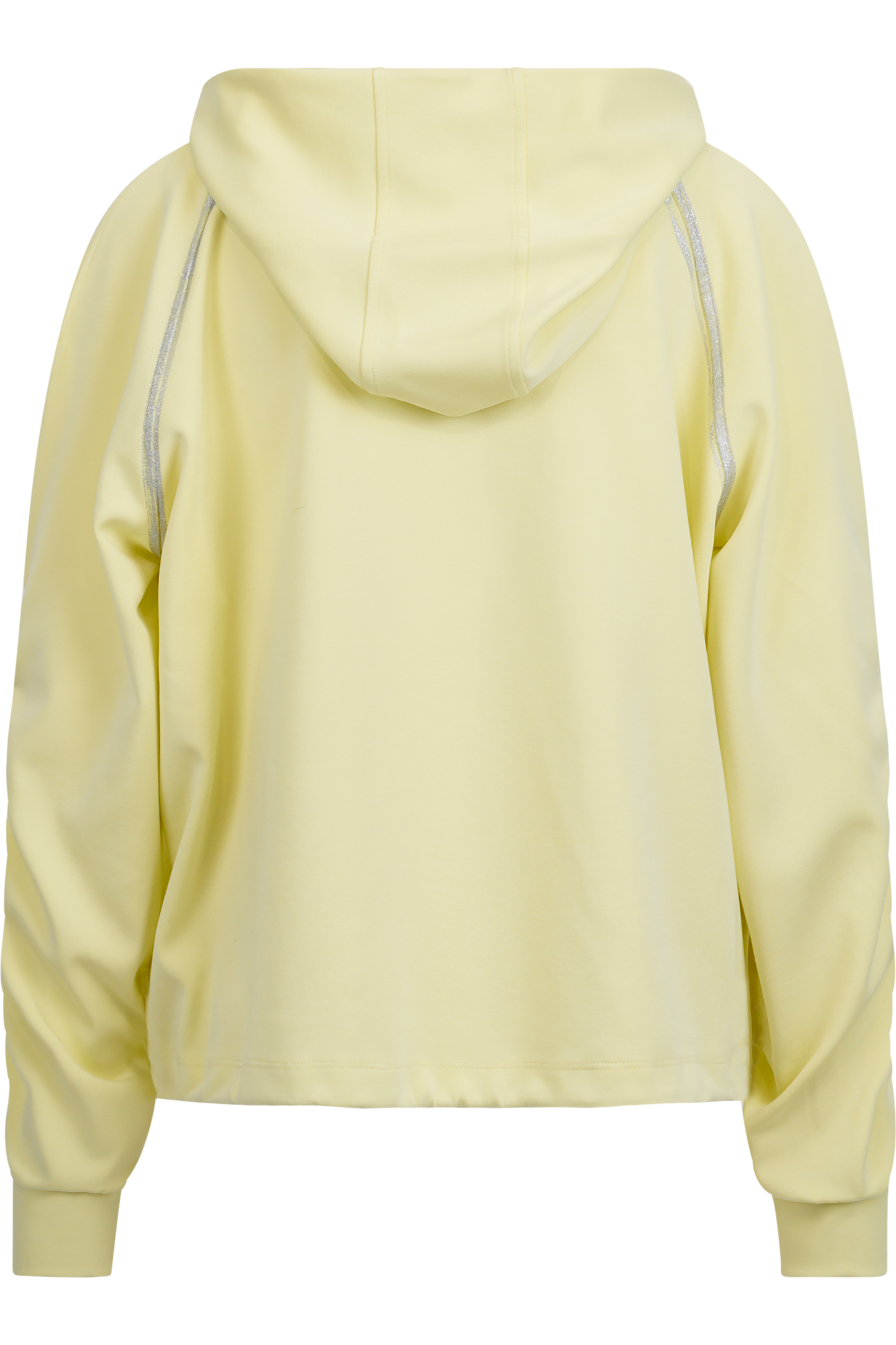 缩褶衣袖连帽休闲上衣