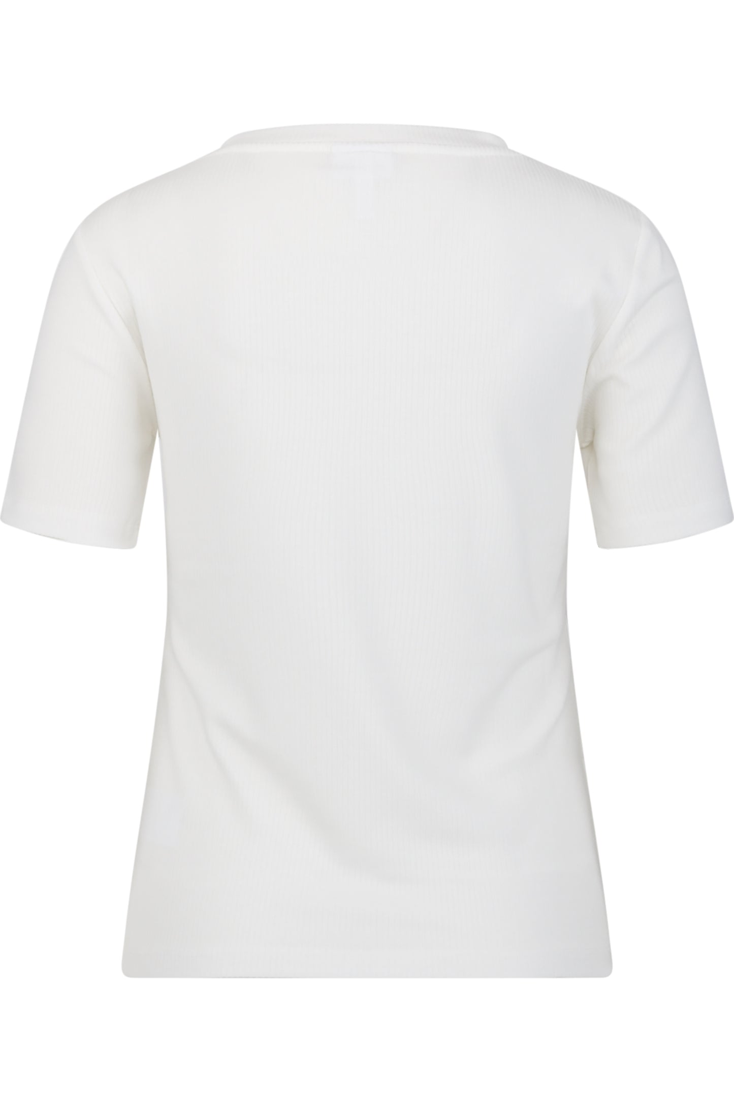 蕾丝拼接圆领短袖T恤