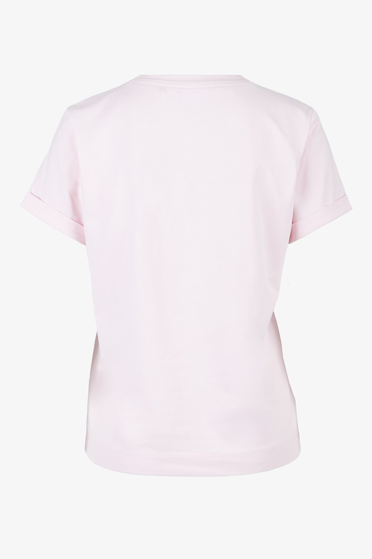 Casual T-shirt with Printed Badge