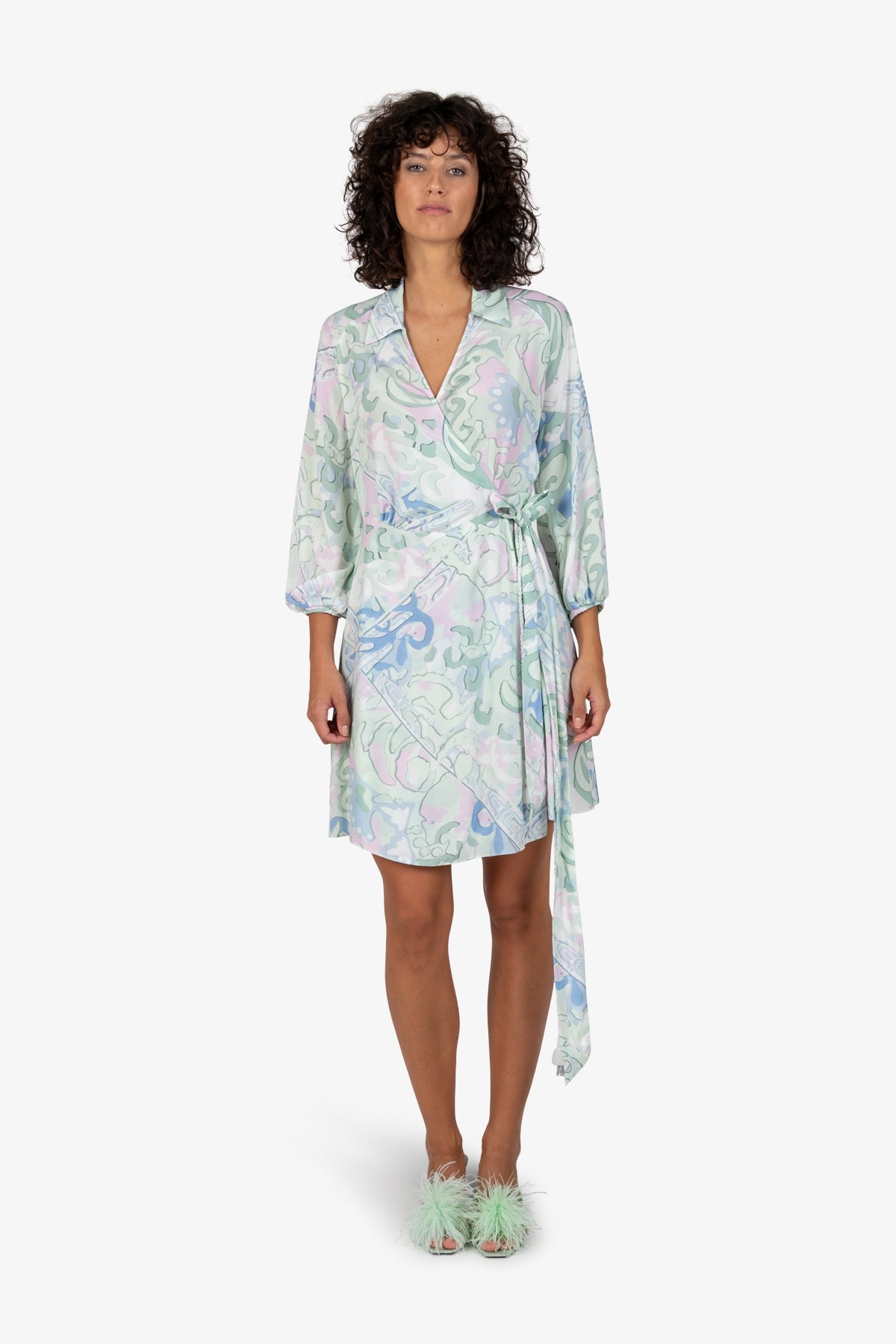 SPORTALM-Wrap Dress with a Collar – Sportalm Asia SPORTALM-Wrap Dress with a Collar – Sportalm Asia