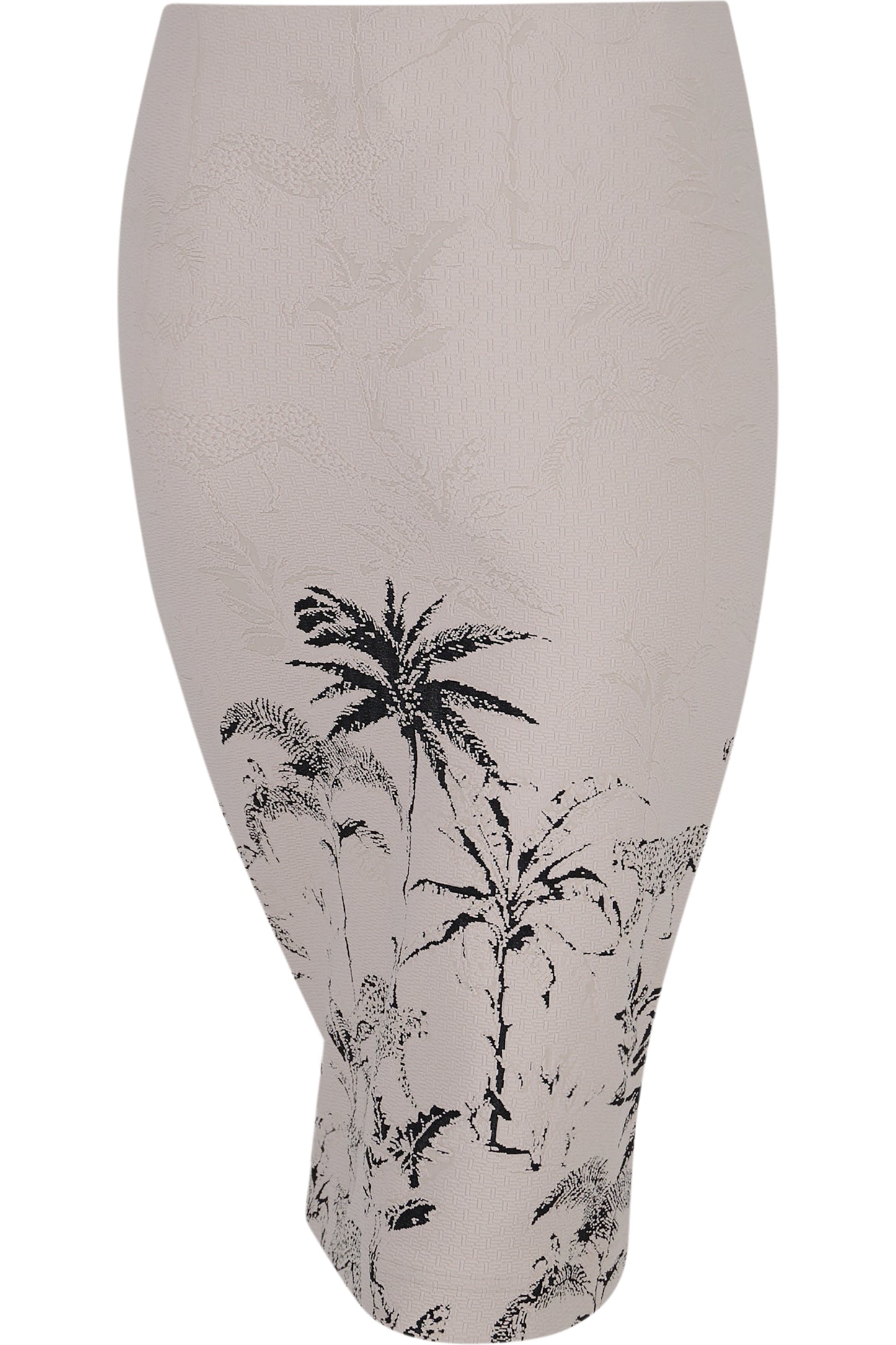 Skirt with Palm and Tiger Motif