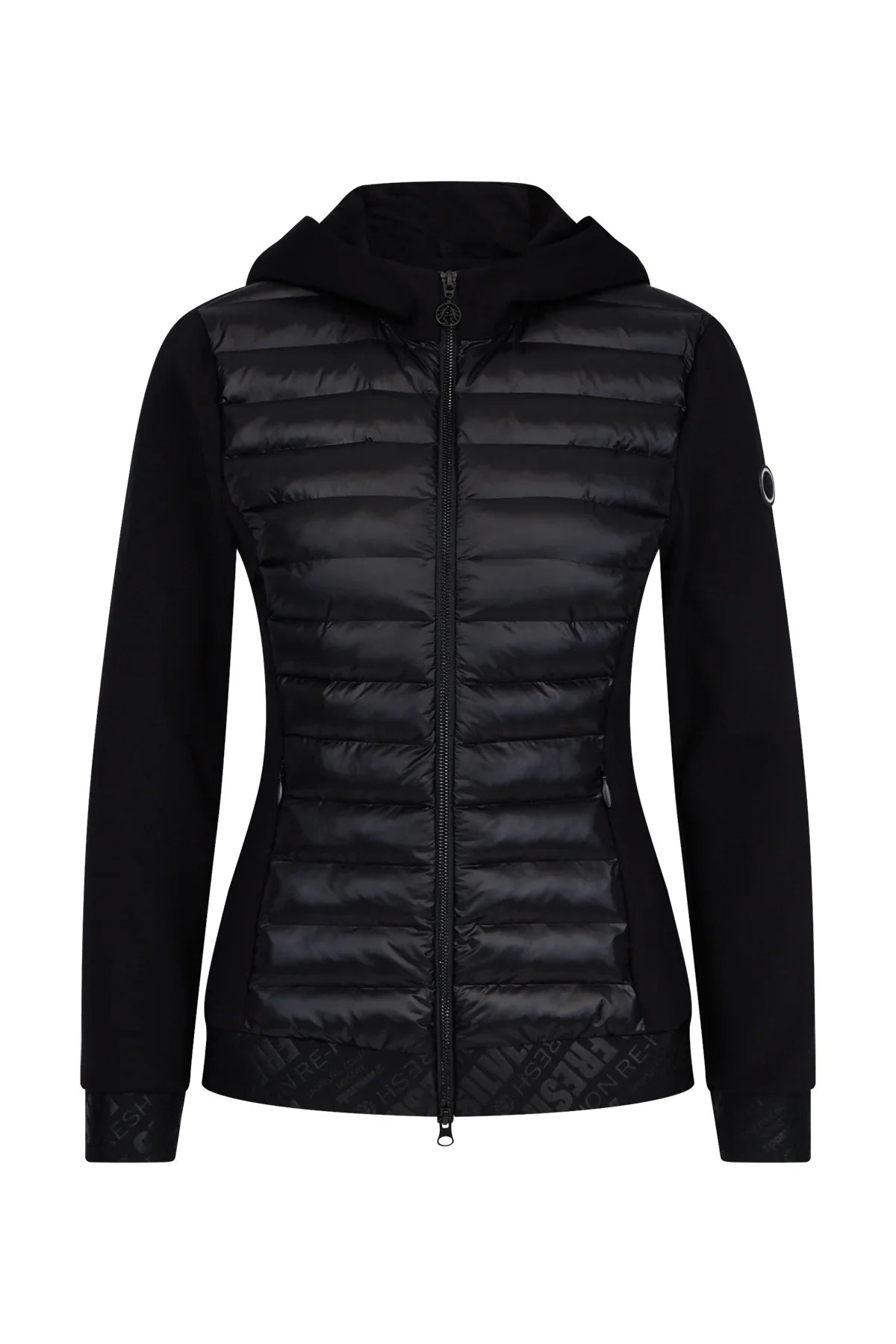 Hooded Jacket with Padded Front