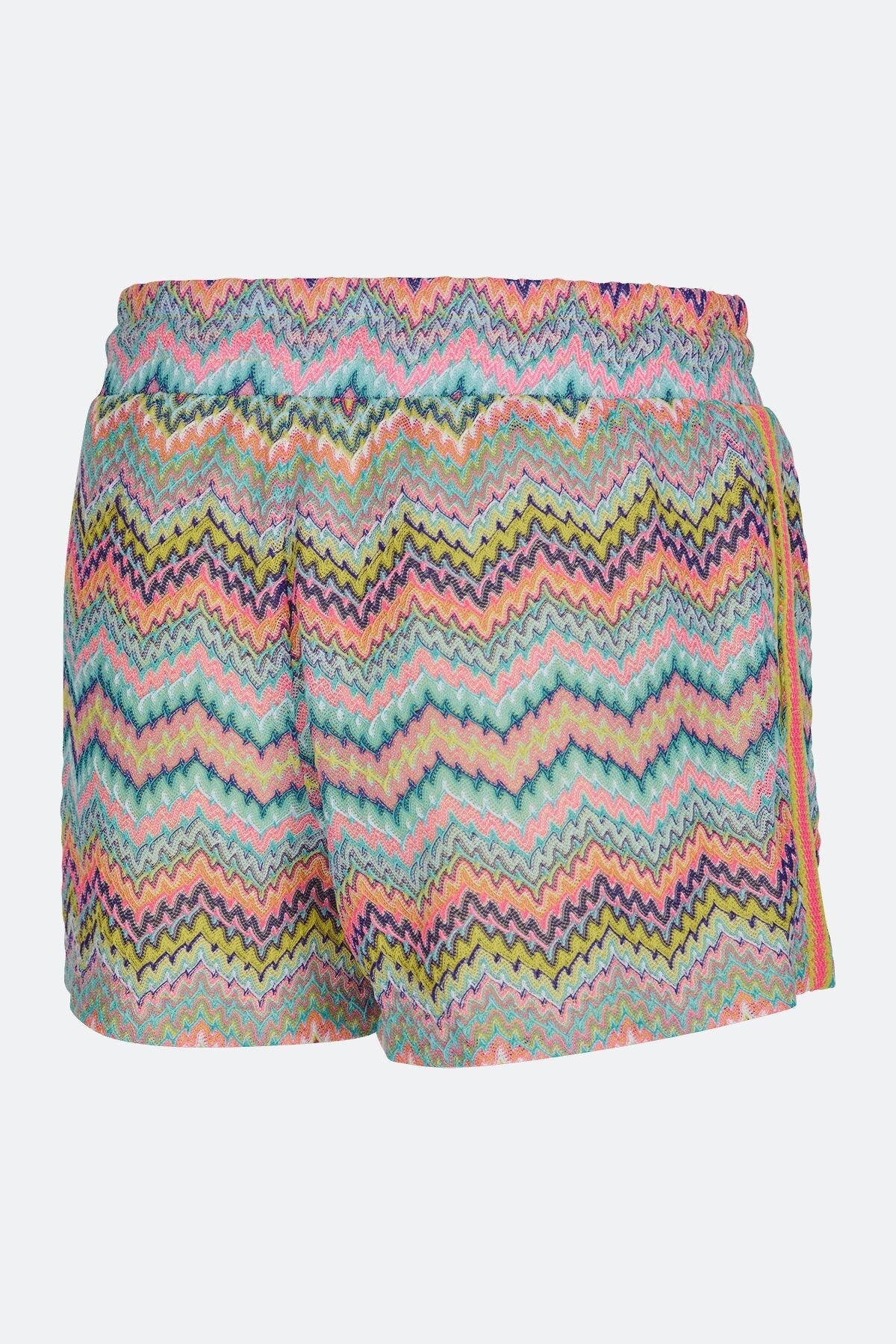 Shorts with Zigzag Pattern