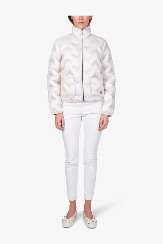 Lightweight Down Jacket with Stand-up Collar