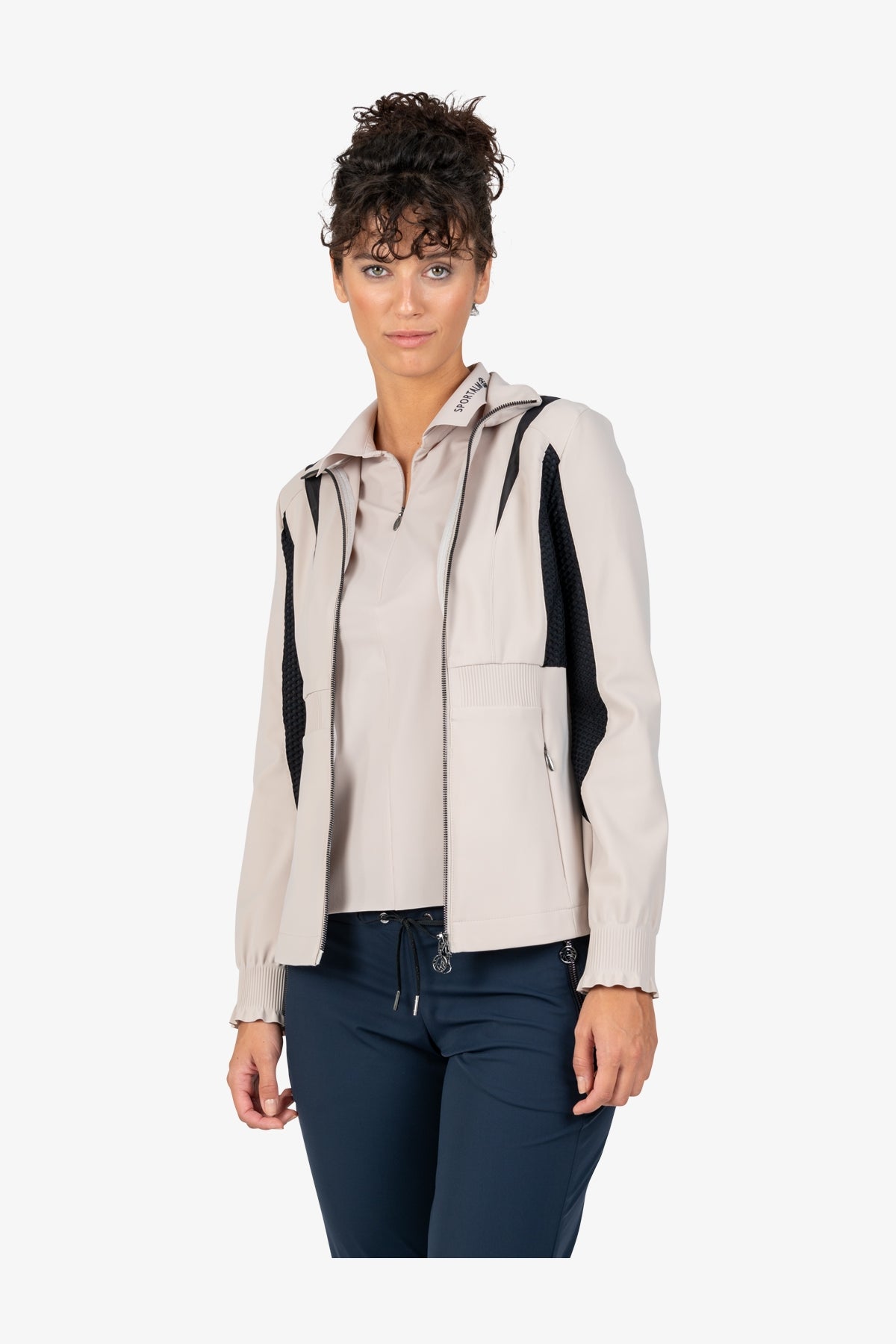 Golf Jacket with Stand-up Collar
