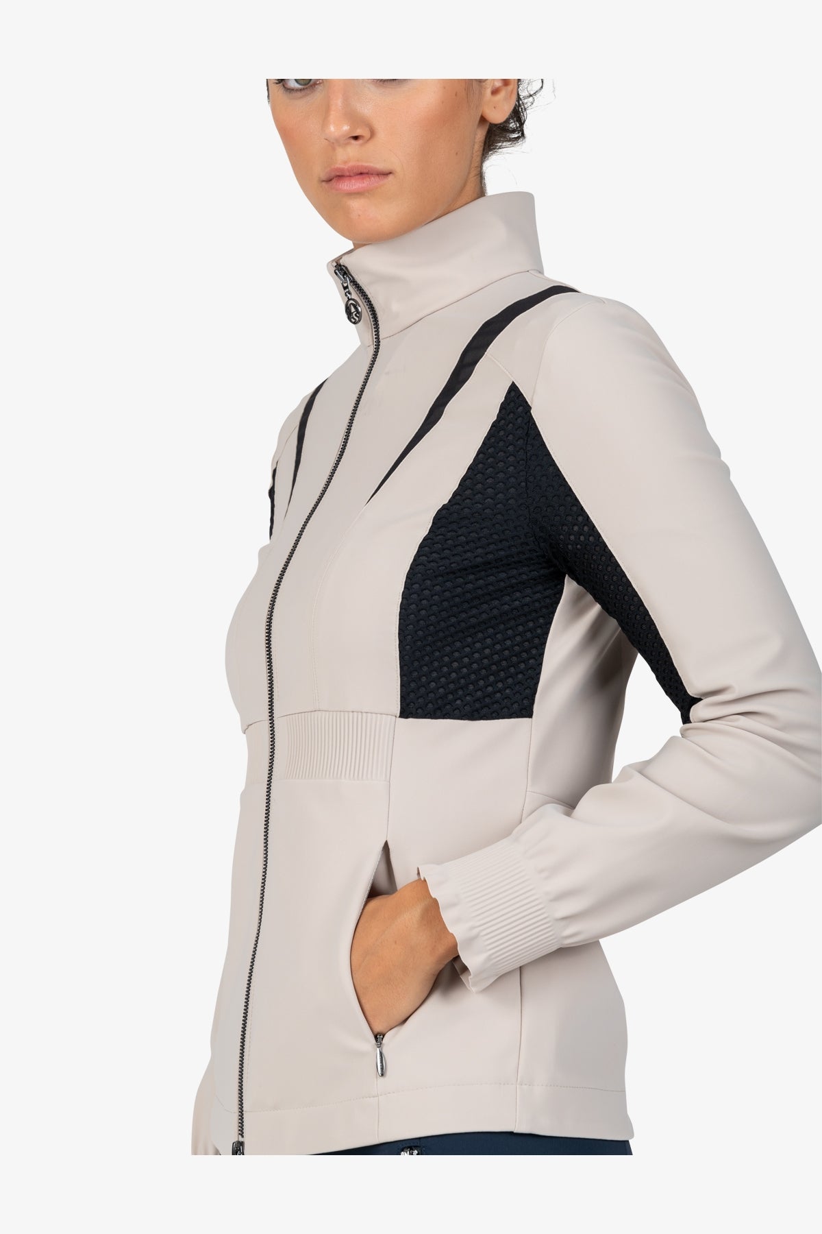 Golf Jacket with Stand-up Collar