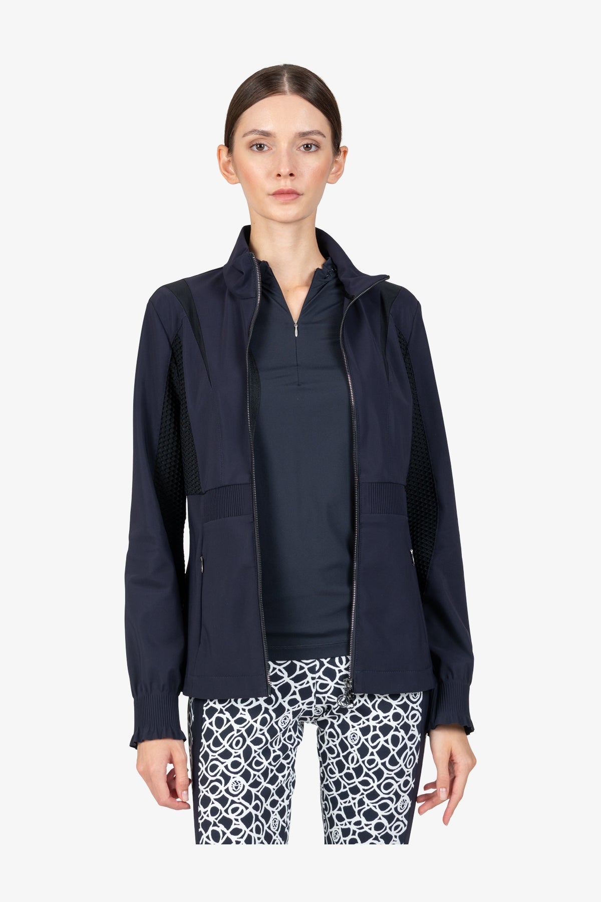 Golf Jacket with Stand-up Collar