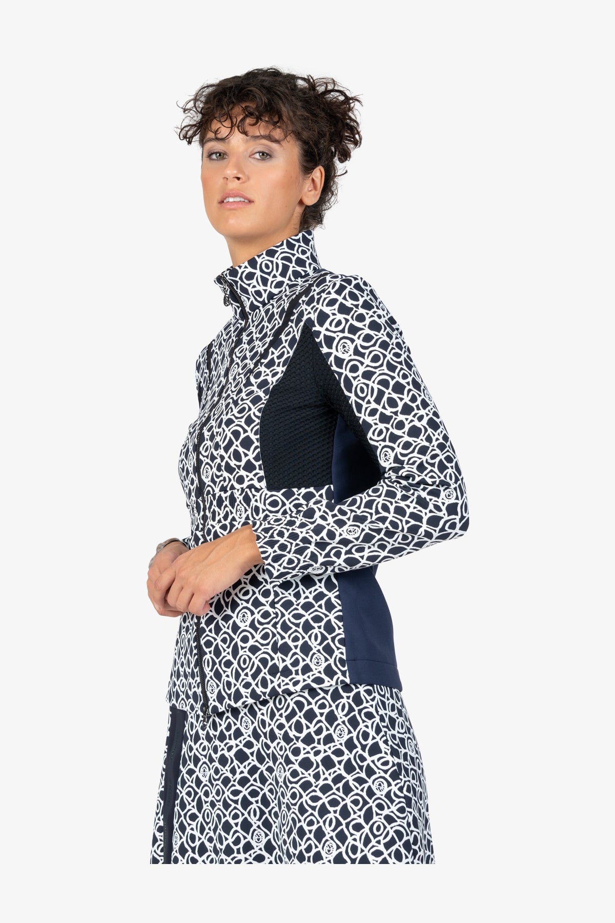 Golf Jacket with Stand-up Collar