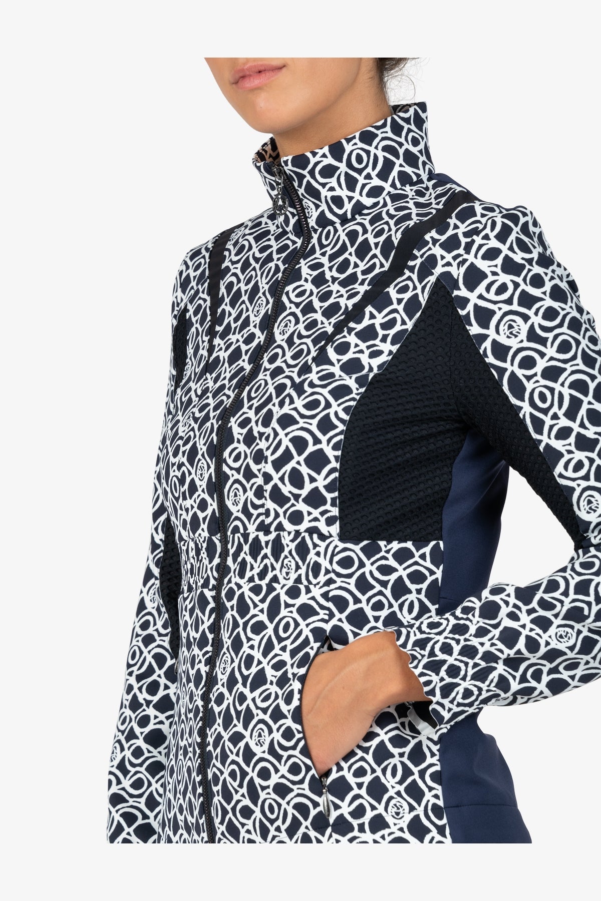 Golf Jacket with Stand-up Collar