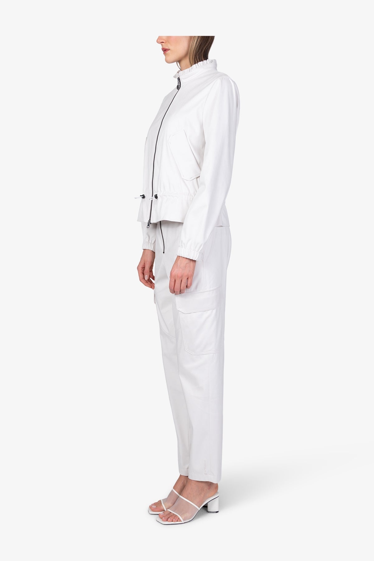 Jacket Made from Soft Velour Fabric