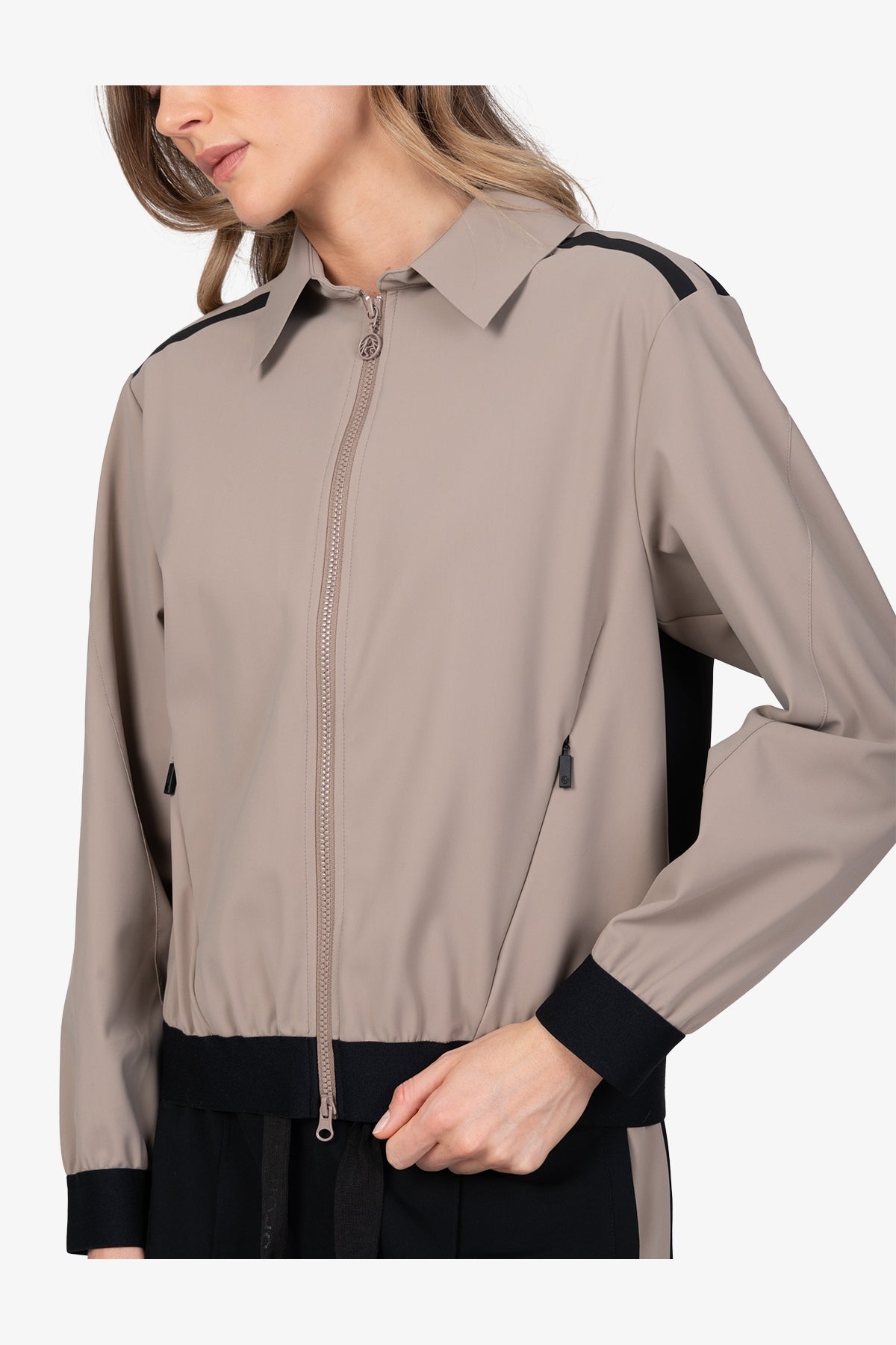 Jacket in a Trendy Blouson Style