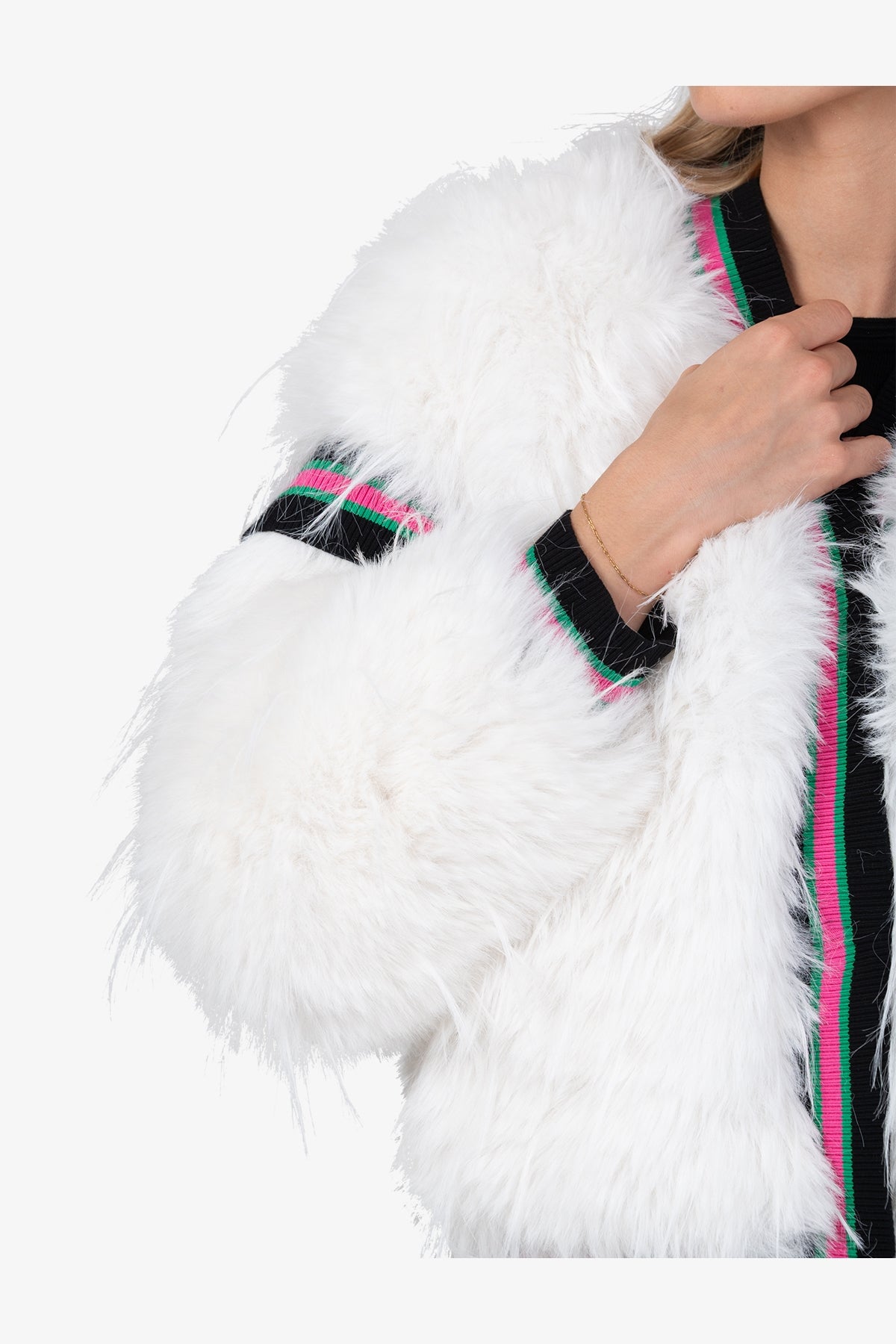 Outdoor Jacket Made from Soft Plush