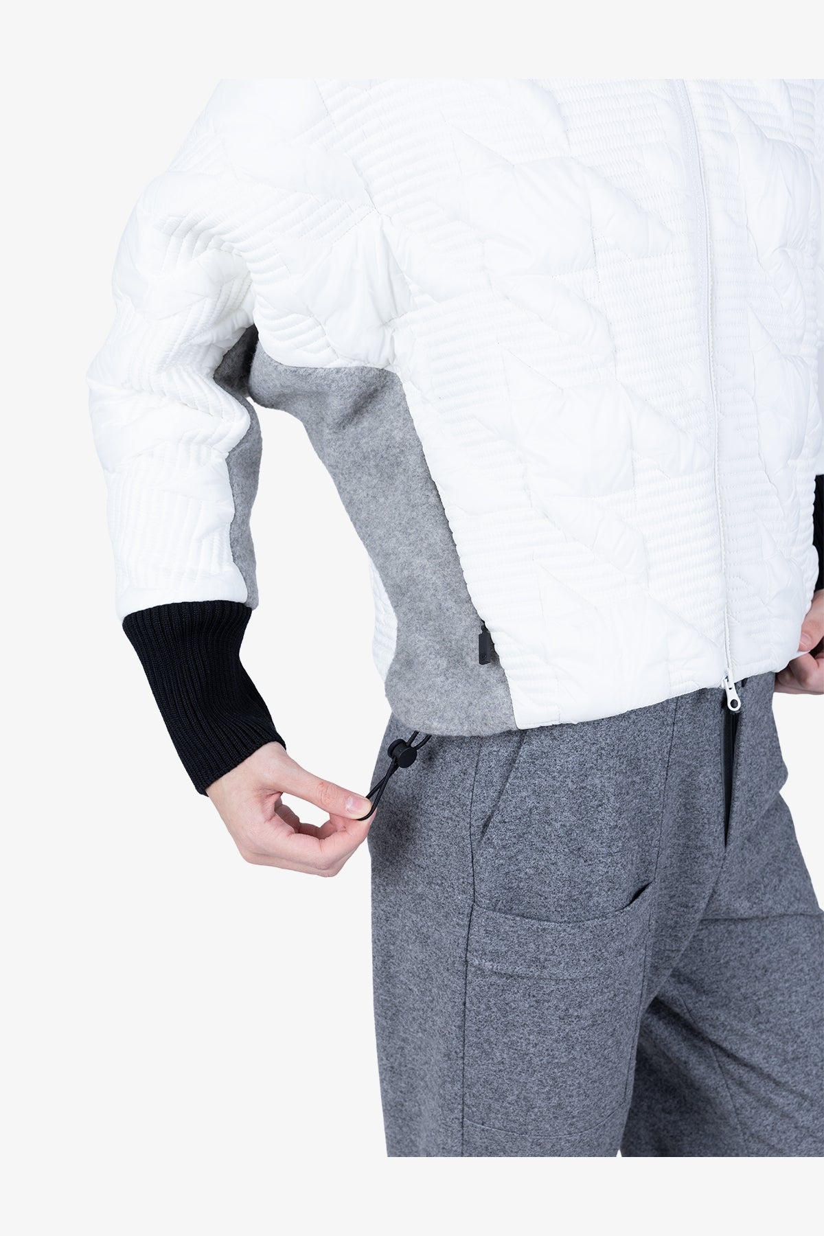 Extravagant Jacket in a Mix of Materials
