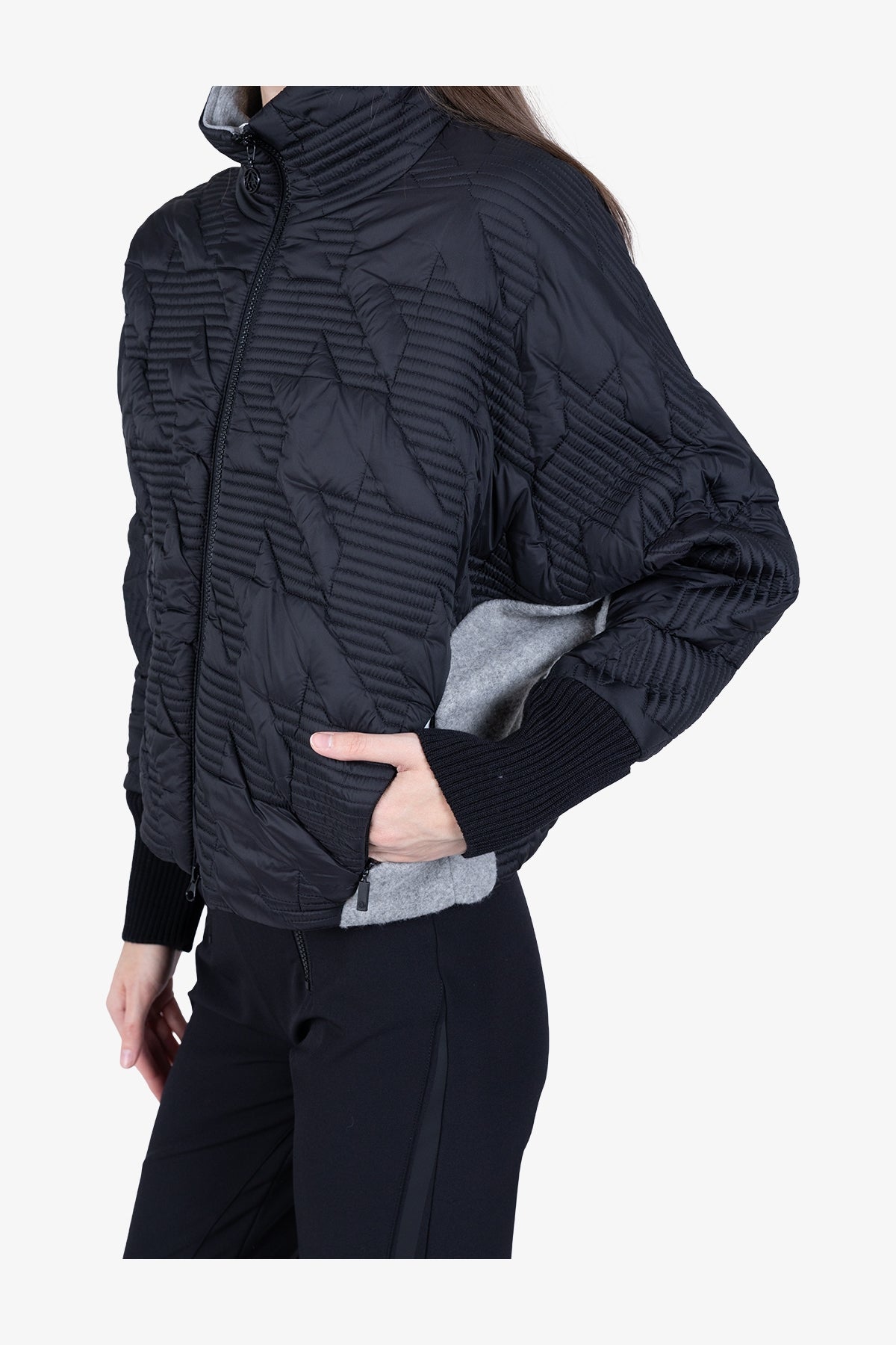 Extravagant Jacket in a Mix of Materials
