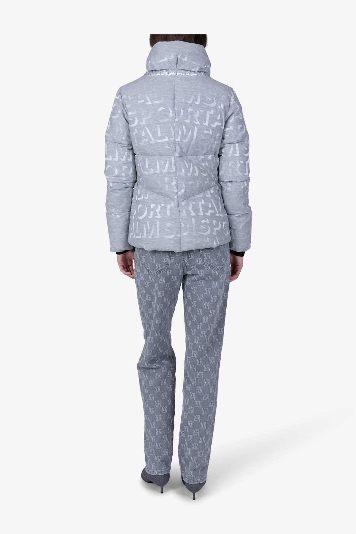Down Jacket in Jacquard Design