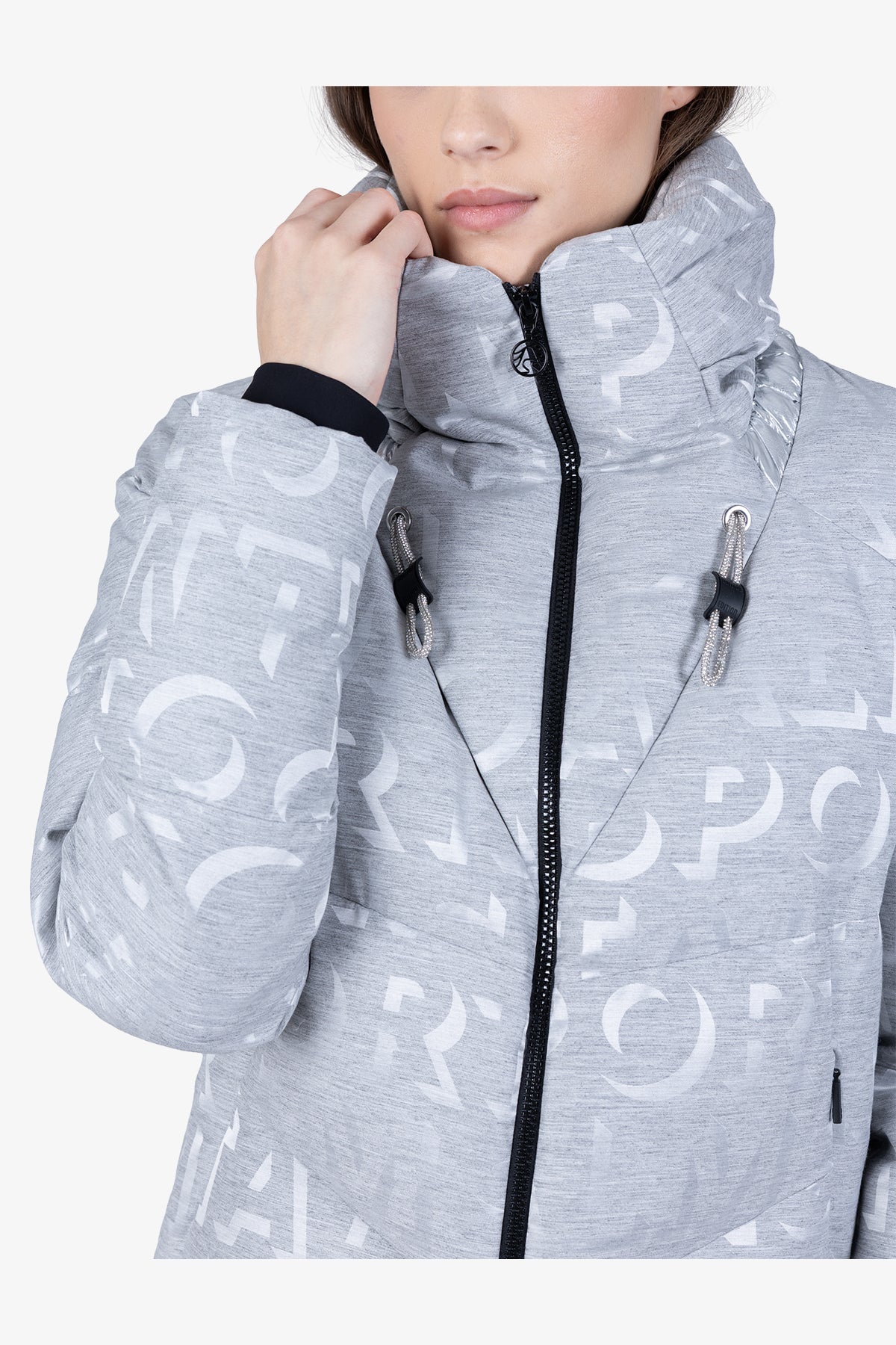 Down Jacket in Jacquard Design