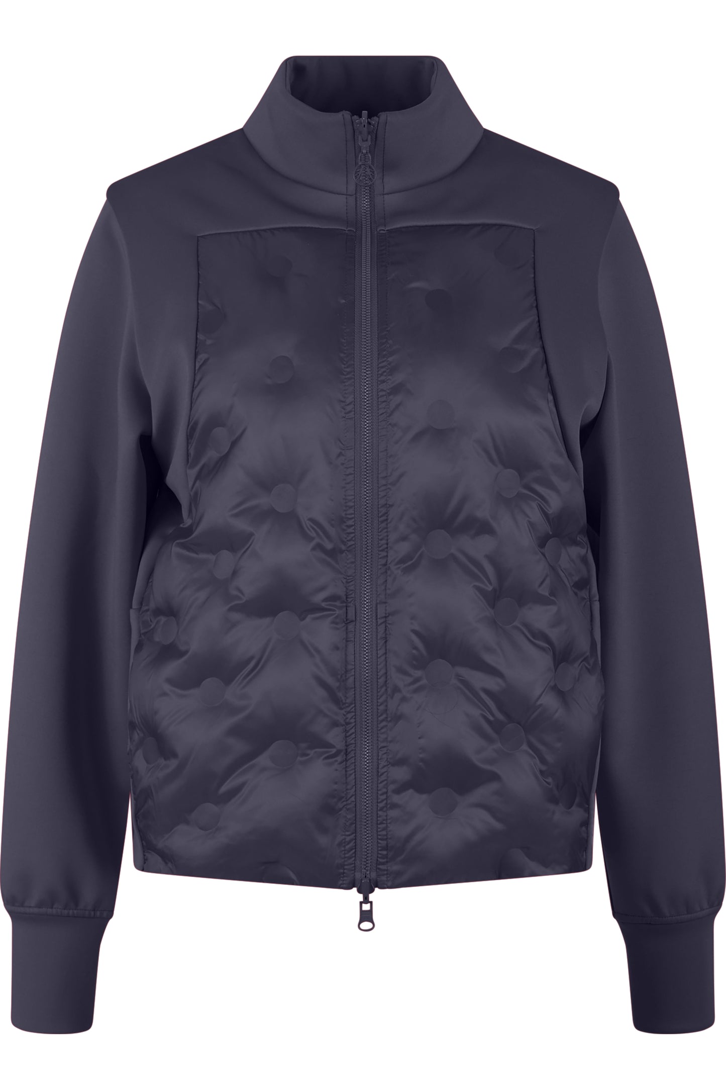 雲霧漸變圖案雙面穿立領夾克