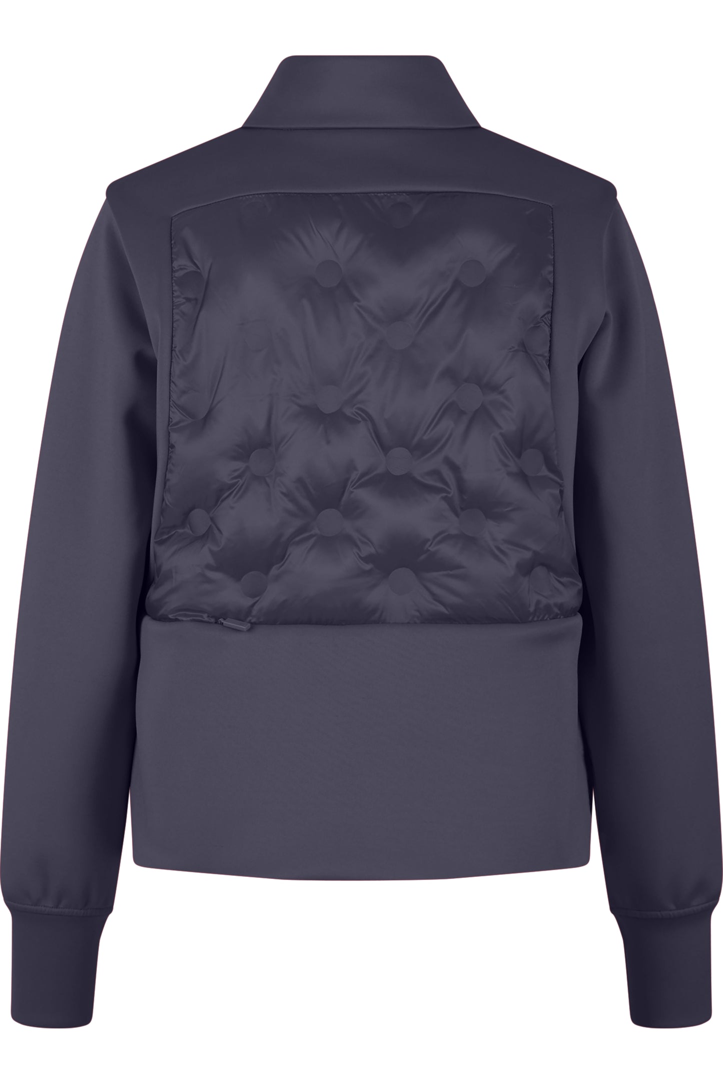 雲霧漸變圖案雙面穿立領夾克