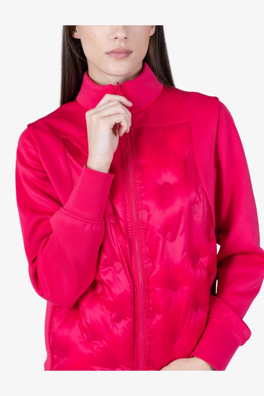 雲霧漸變圖案雙面穿立領夾克