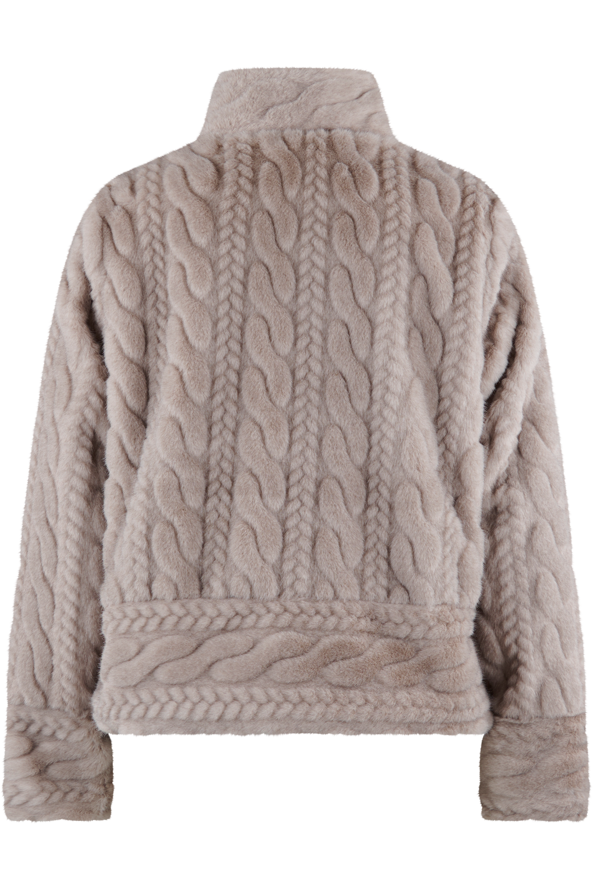 Fake Fur Jacket with Razor Effect