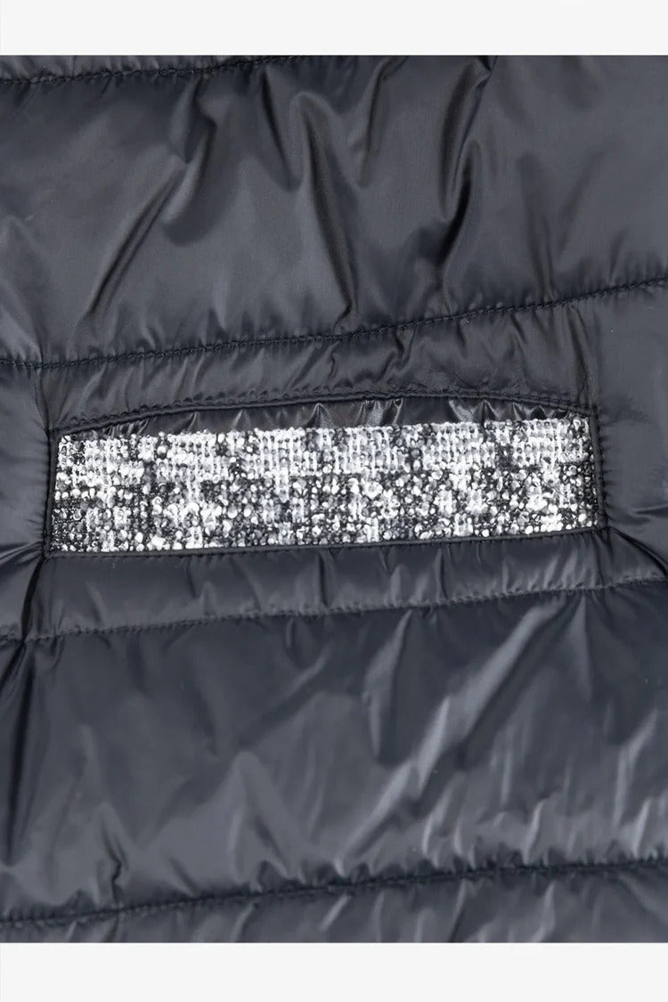 Stepp-Puffer Jacket in Material mix