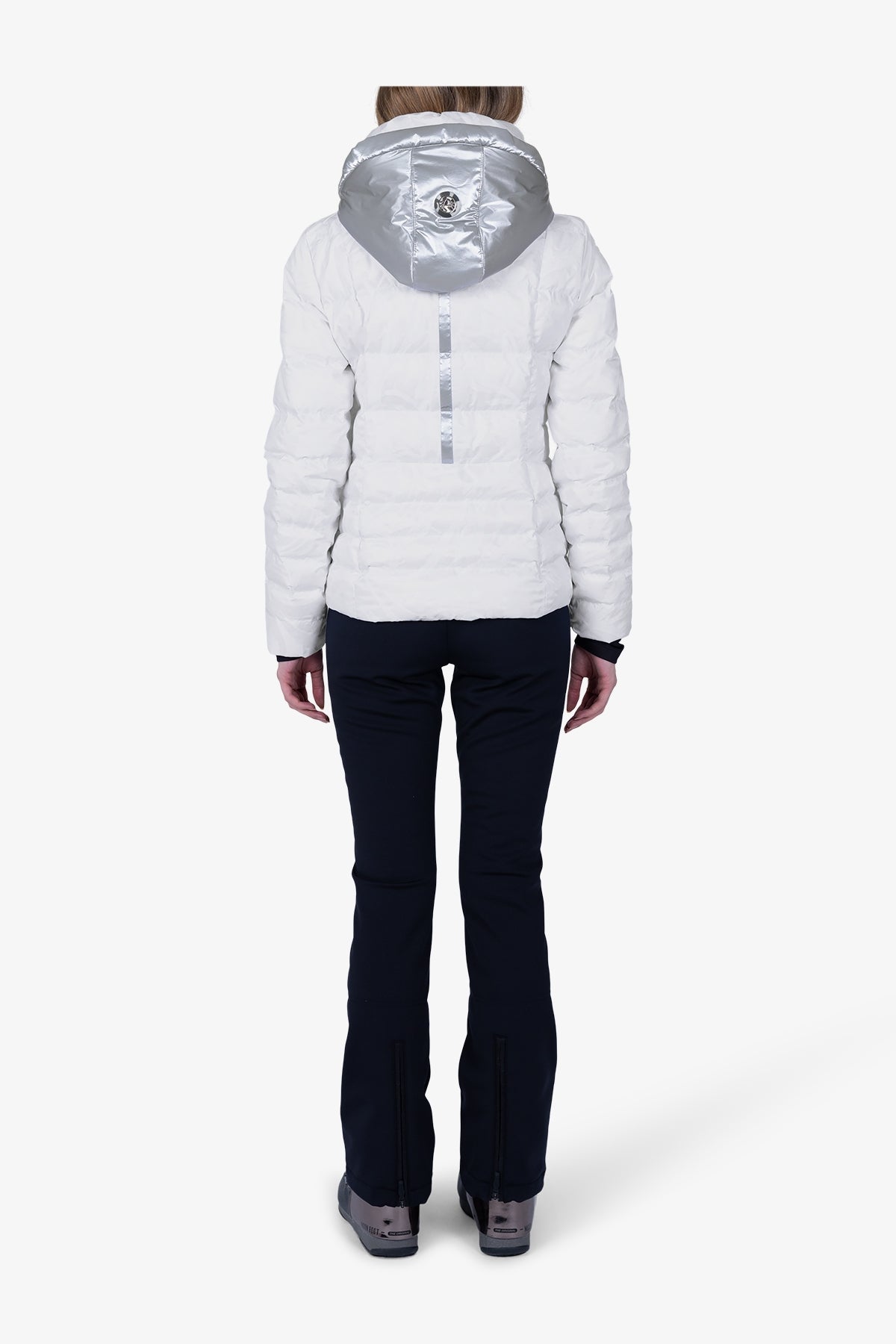 Ski Jacket Made from High-quality Jacquard Nylon