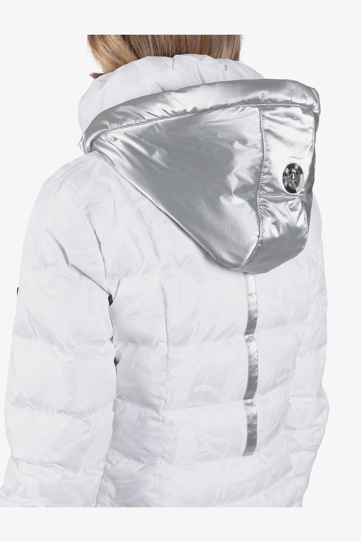 Ski Jacket Made from High-quality Jacquard Nylon