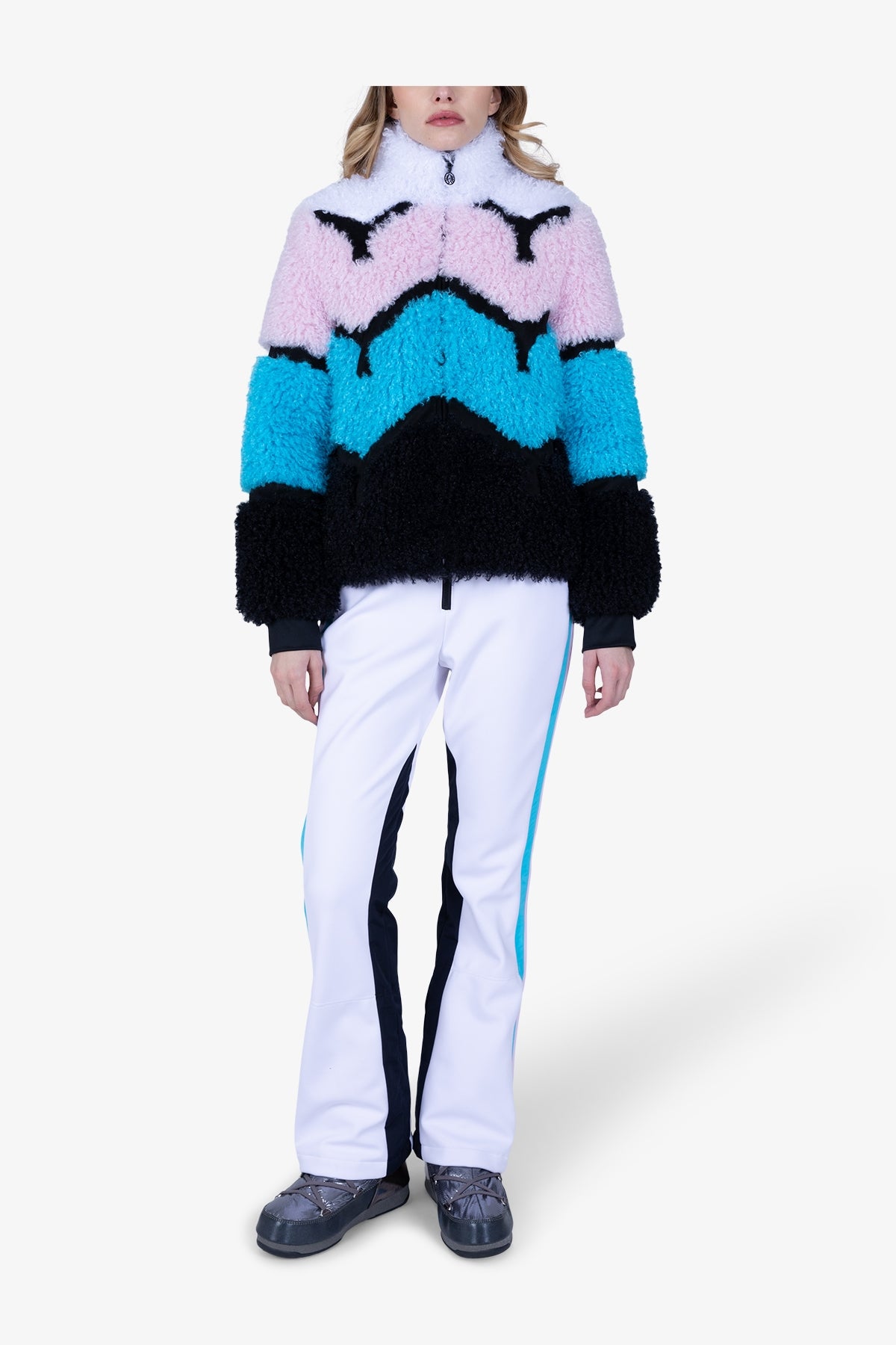 Ski Jacket Made of Soft Faux Fur