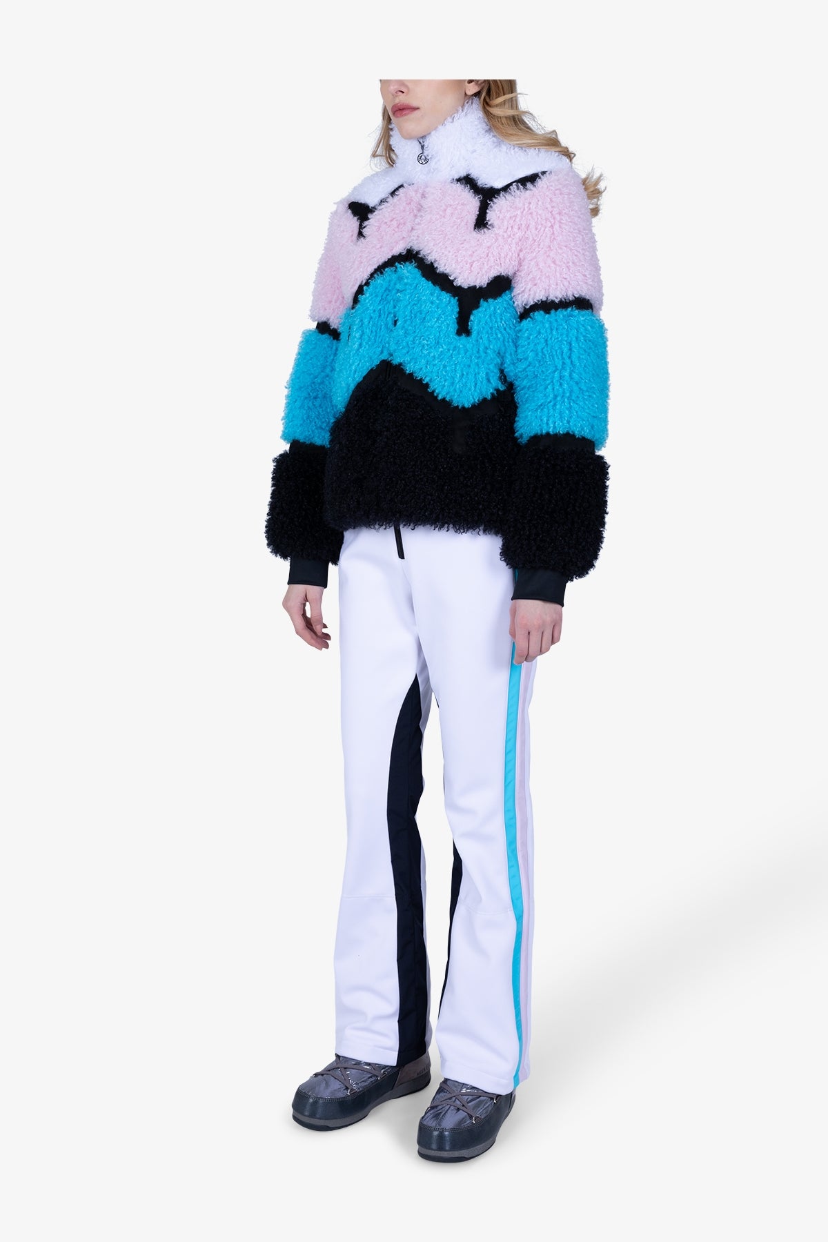 Ski Jacket Made of Soft Faux Fur