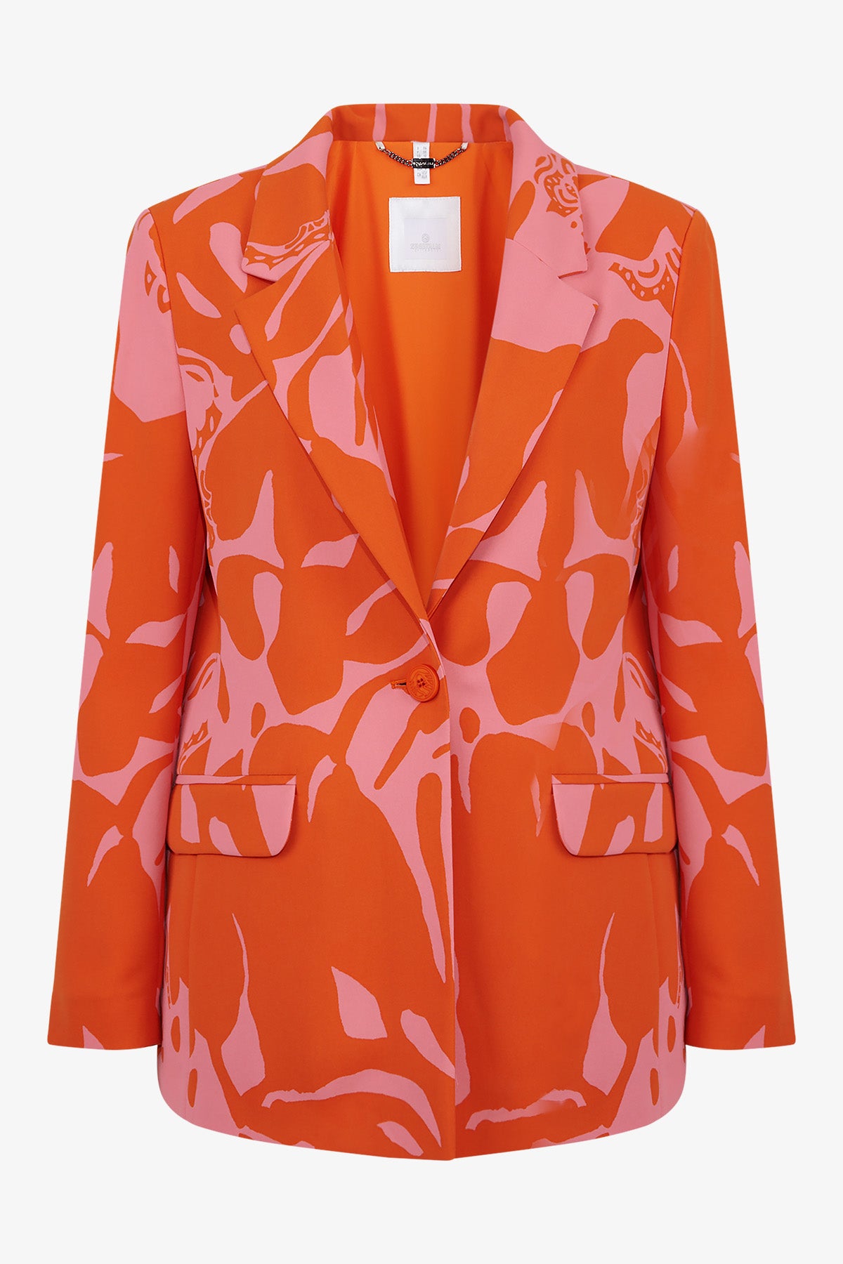 印花西裝外套
