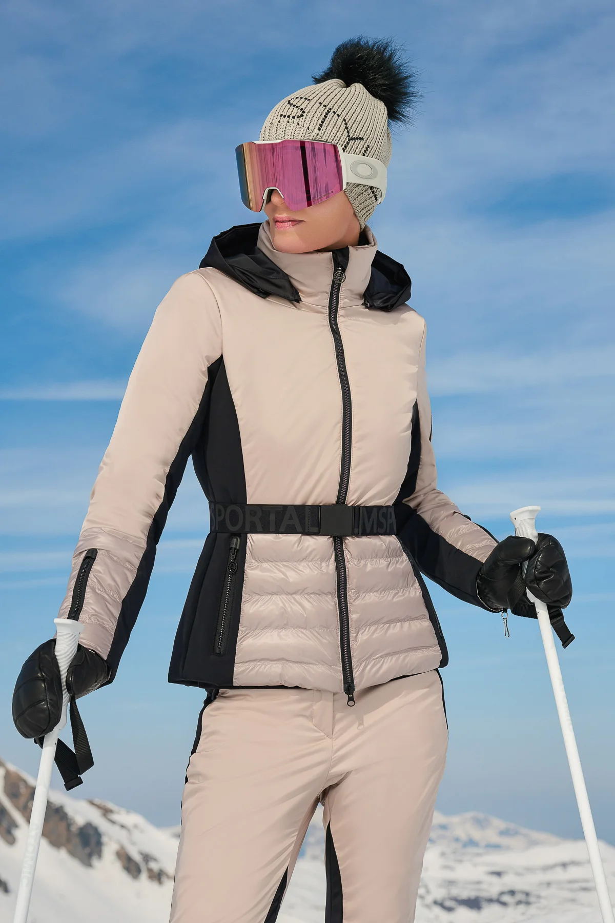 Padded Jacket with Quilted Hem