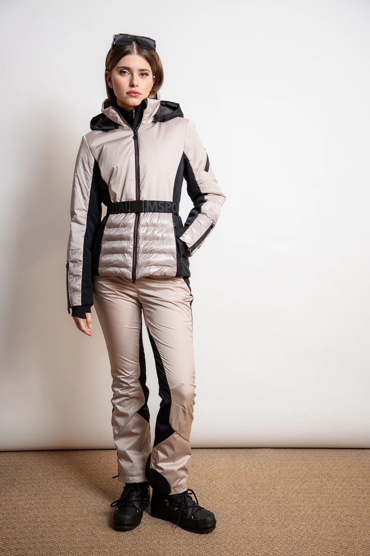 Padded Jacket with Quilted Hem