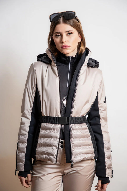 Padded Jacket with Quilted Hem