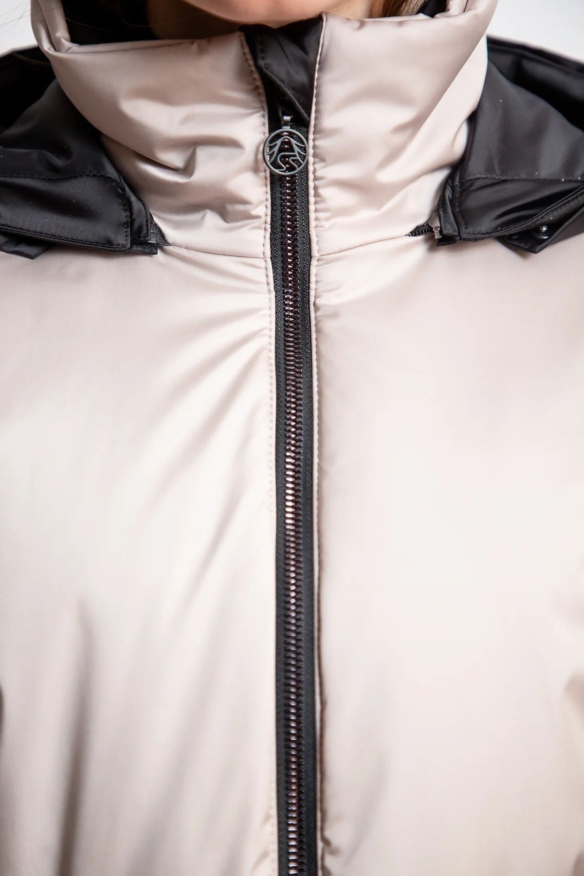 Padded Jacket with Quilted Hem