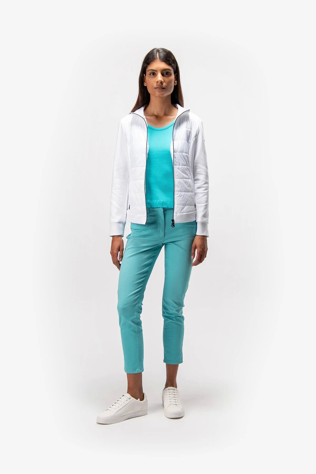 Sporty Jacket with Padded Front