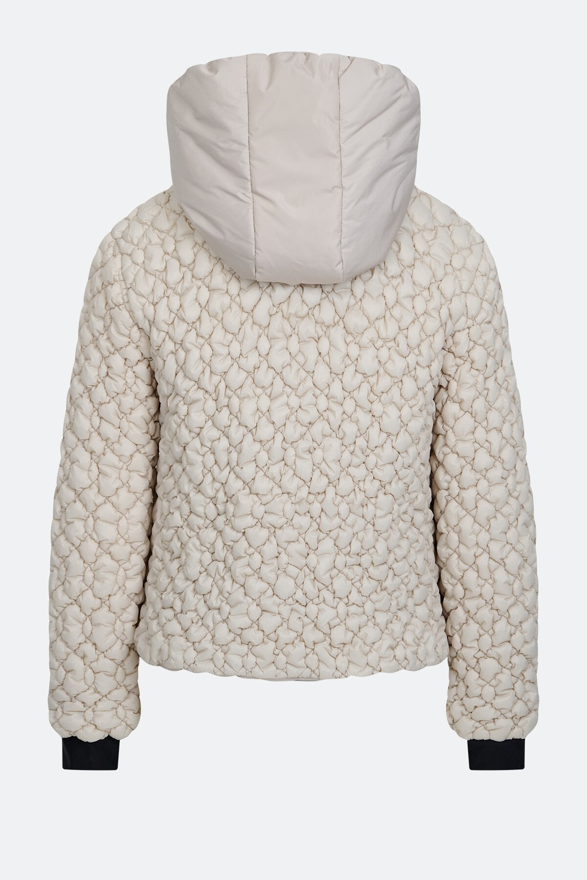 立体绗缝连帽夹克