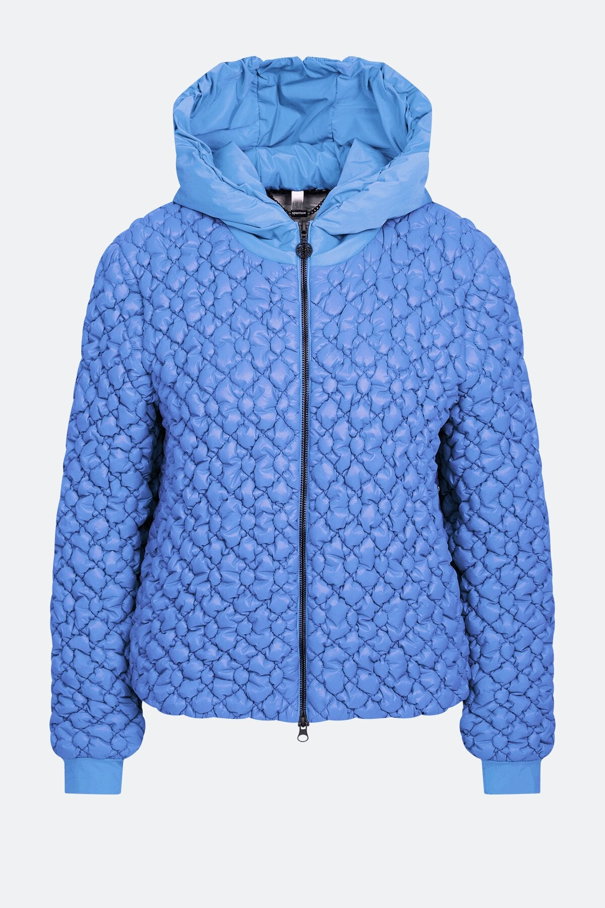 立体绗缝连帽夹克