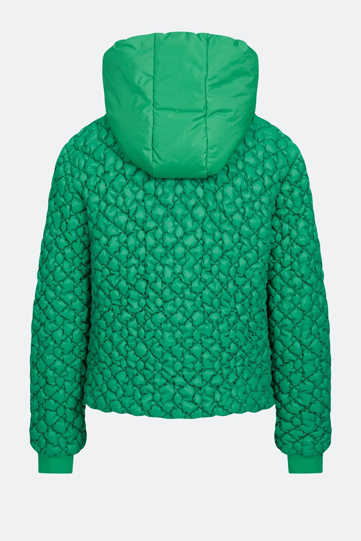 立体绗缝连帽夹克