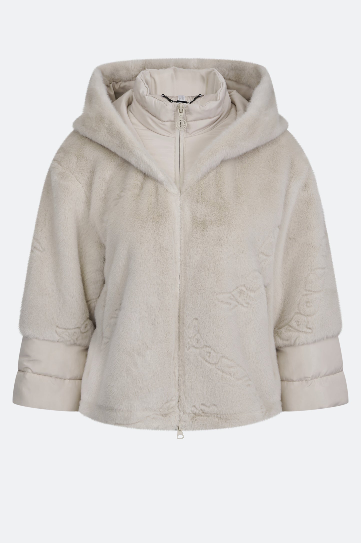 Faux Fur Jacket with Hood