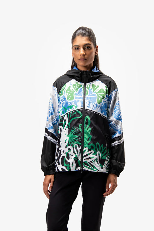 Outdoor Jacket with Hood And Extra Quilted Vest