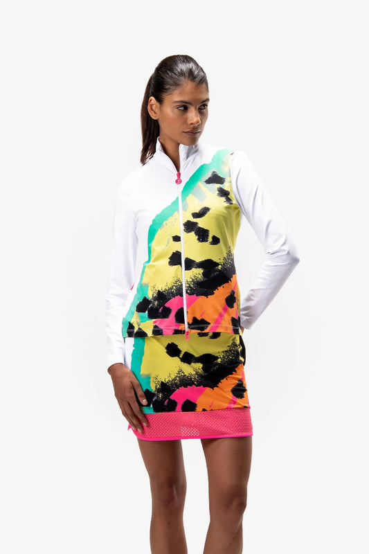 Jacket with  Abstract Print
