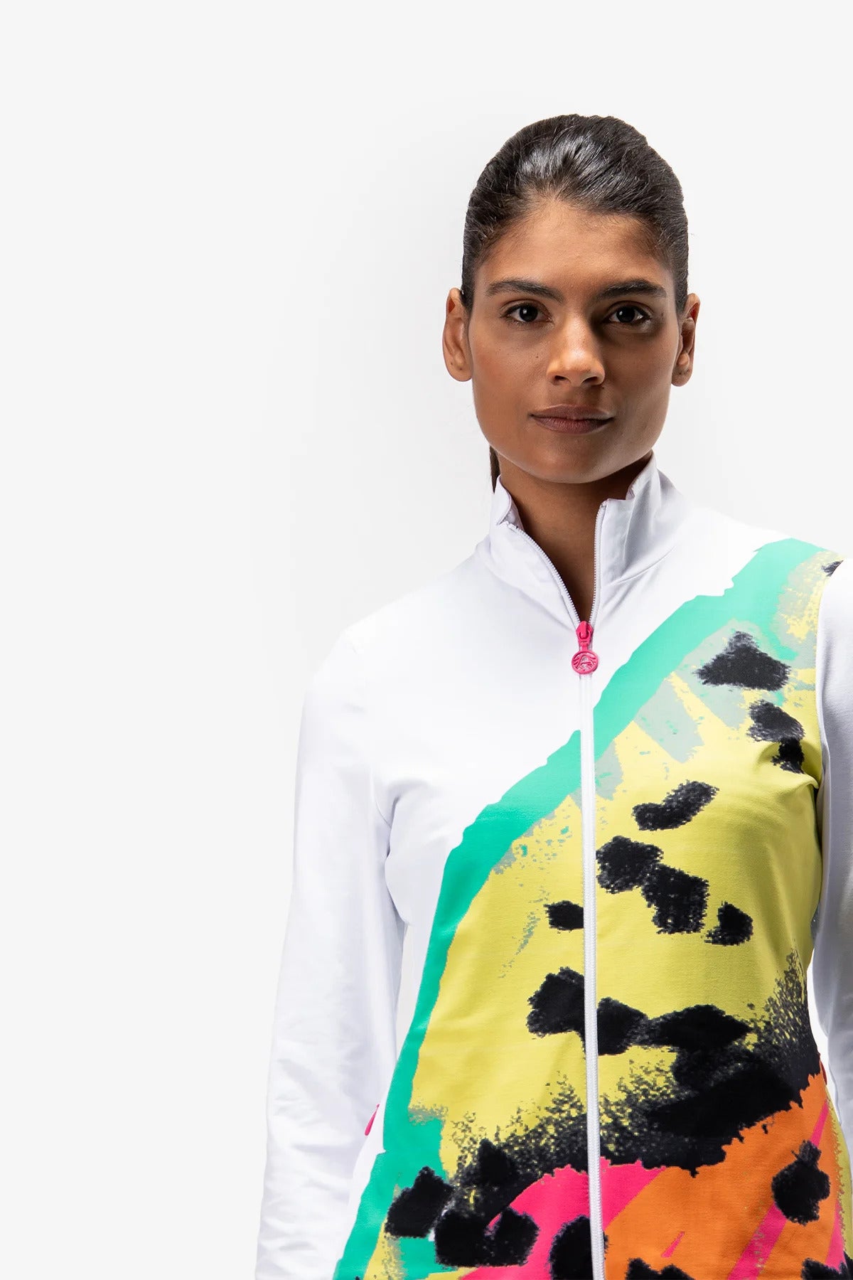 Jacket with  Abstract Print
