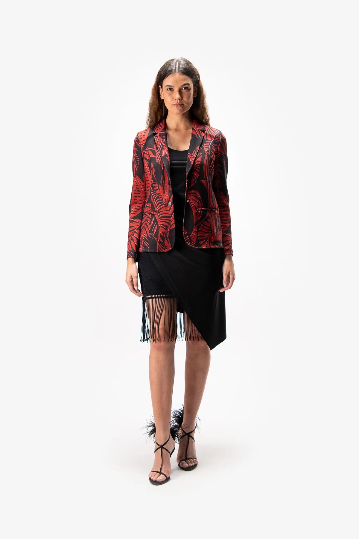 Printed Blazer