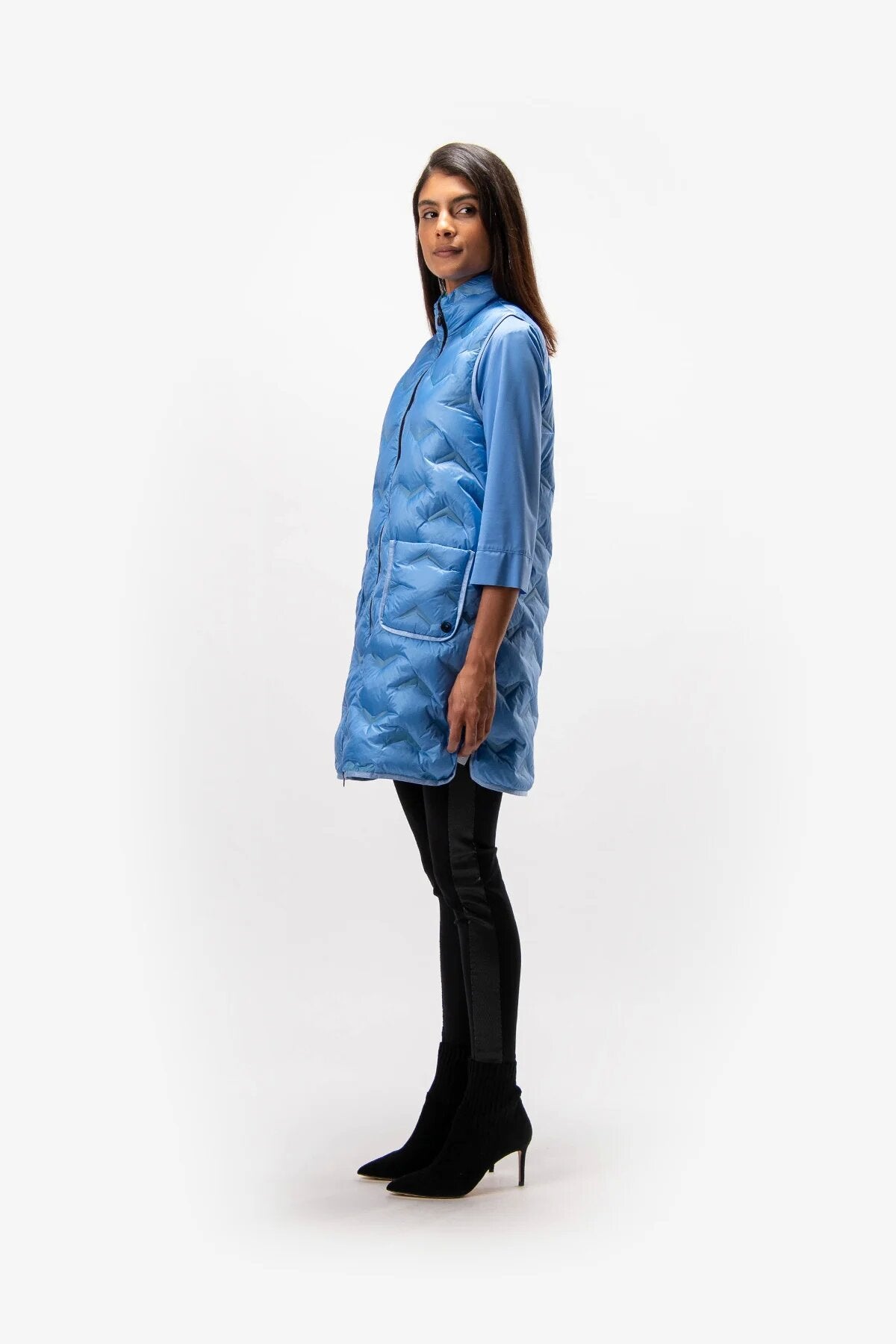Long Down Vest