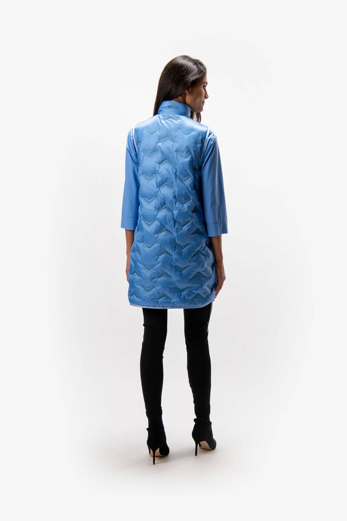 Long Down Vest